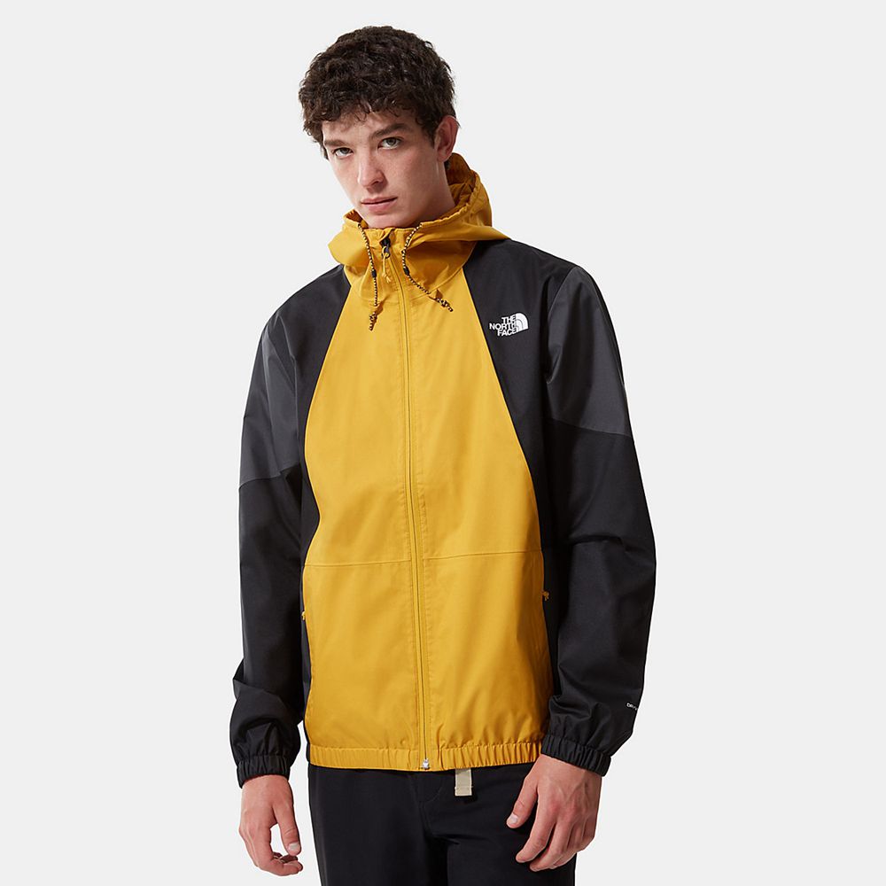 The North Face Lightweight Shell Jackets Mens Australia - The North Face Waterproof Farside Yellow (